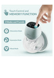 roboson Wearable Electrical Breast Pump Automatic Electric Milk Feeding Pumping Machine with 3 Modes & 9 levels Large 1400 mah battery 150 ml Milk