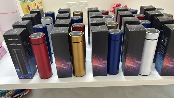 Collection of insulated travel mugs