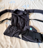 Kol Kol Adjustable Baby Carrier Ergonomic Front Back Carry Hood Geometric B165