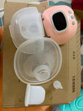 PROMOM Wearable Electric Breast Pump featuring a compact hands-free design, adjustable pumping settings and comfortable fit for convenient breast milk expression at home, work or while travelling.