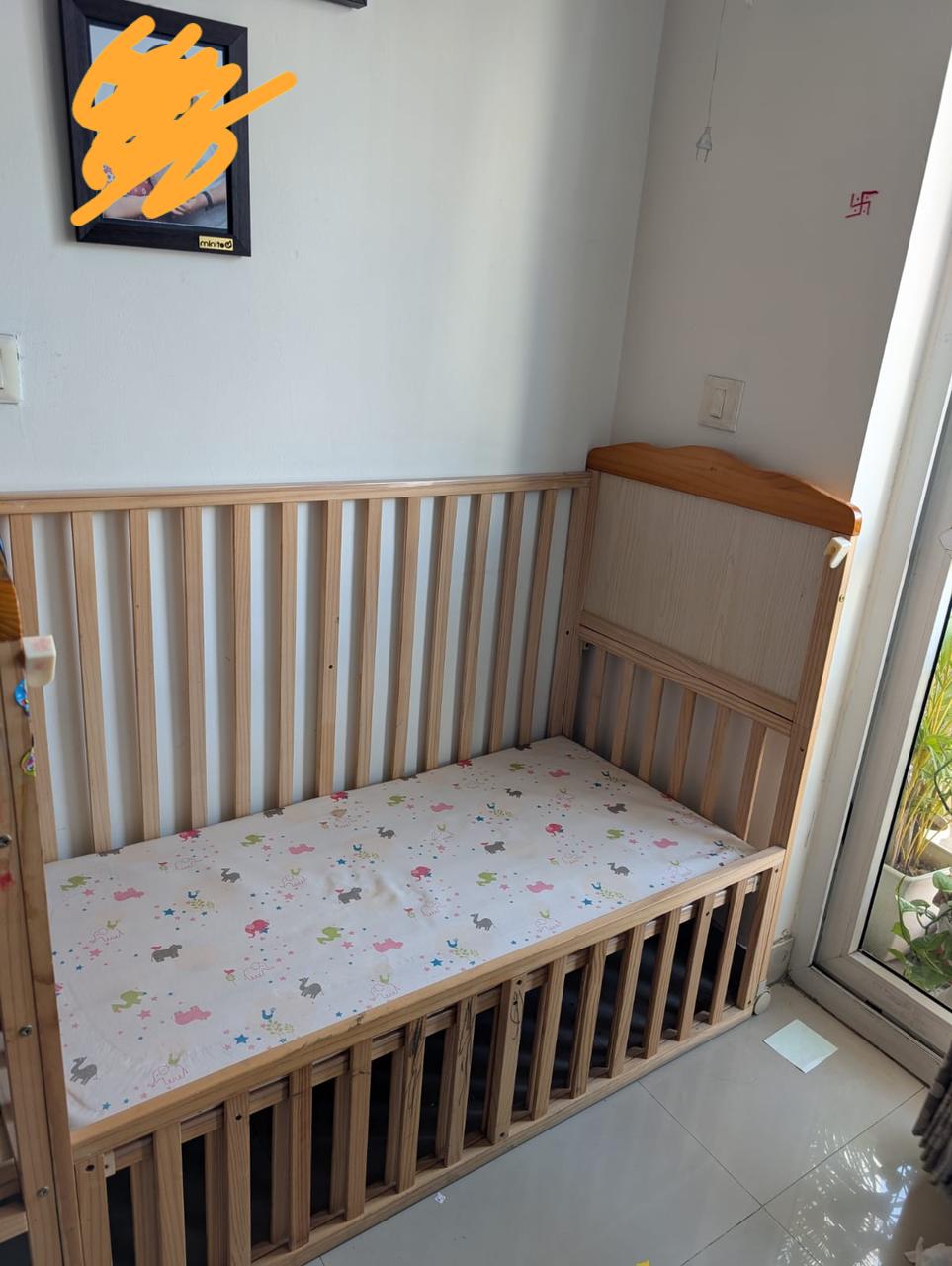 BABYHUG Lily with Bassinet Crib/Cot | Cozy & Secure Sleep for Your Little One!