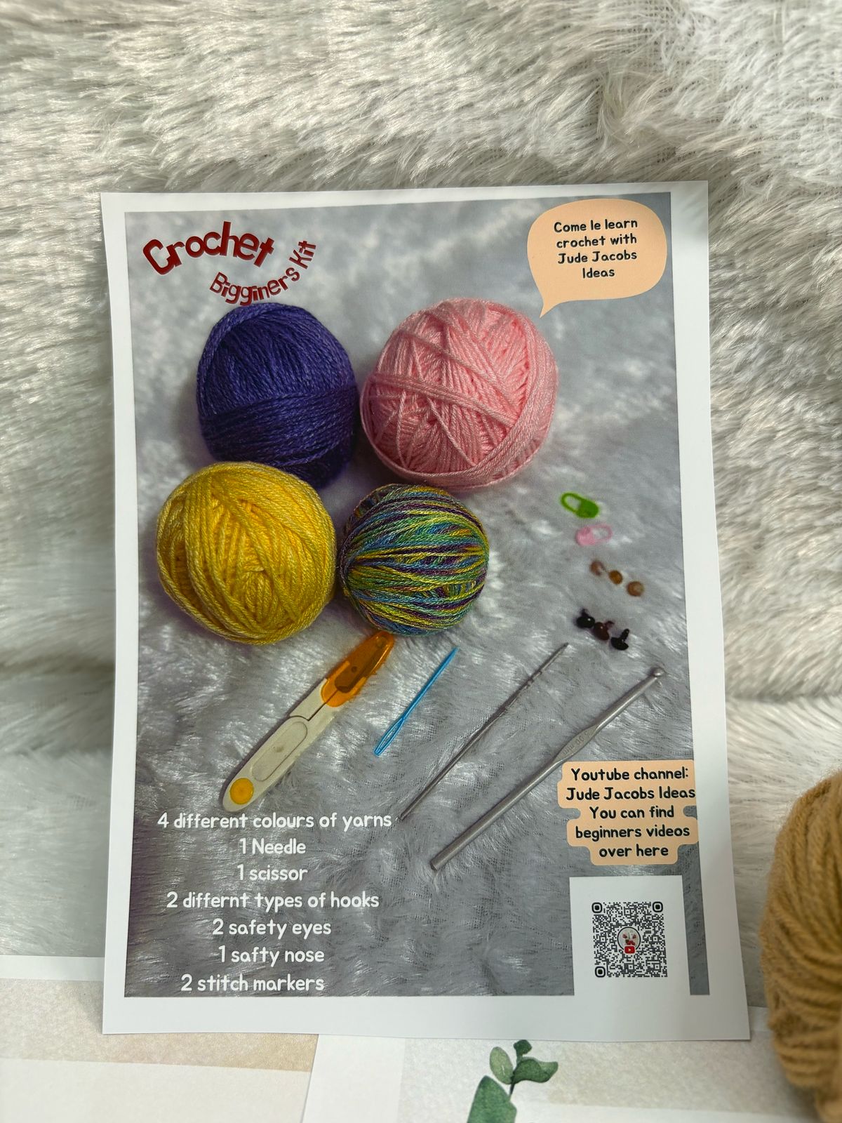 Crochet Beginners Kit – Start Your Crafting Journey Today!