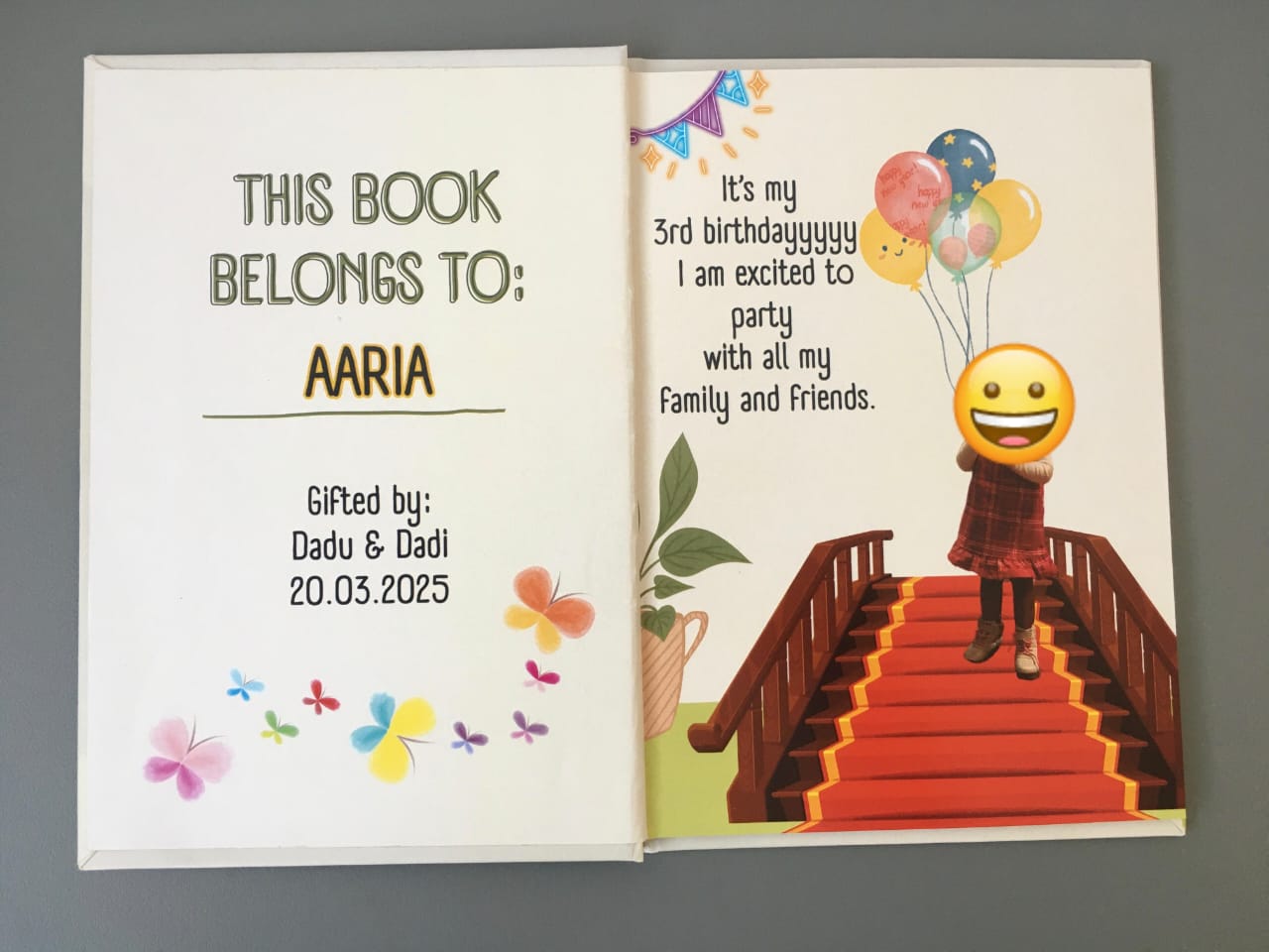 The Birthday Book (Personalised) – A Special Keepsake for Your Little One!