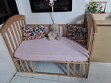 HUNY HUNY Super Comfy 15 In 1 Cot/Crib for Baby