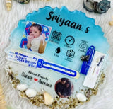 Buy Resin Birth Frames – personalized baby keepsake to cherish forever.