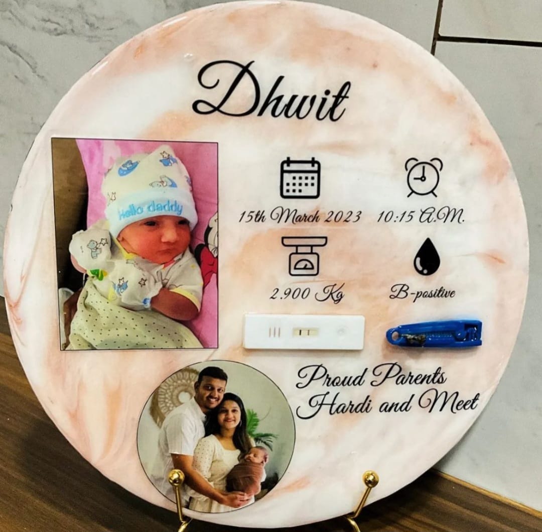 Buy Resin Birth Frames – personalized baby keepsake to cherish forever.