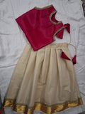 Kerela Style Lehenga Choli for Kids