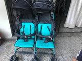 R FOR RABBIT Ginny & Johnny Twin Stroller/Pram for Baby