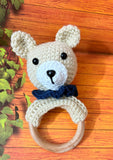 Crochet New Born Baby Gift Set/ Crochet Handmade Rattle And Shoes Set