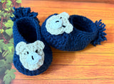 Crochet New Born Baby Gift Set/ Crochet Handmade Rattle And Shoes Set