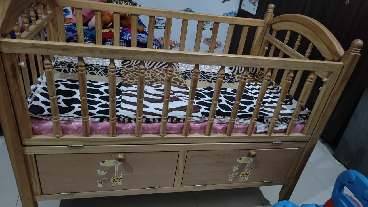 BABYHUG MONTANA BABY Crib/Cot Cum Juniour Bed