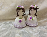 Crochet reversible doll flower bouquet