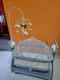 MEE MEE Wood Sweet Love Electric Baby Cradle