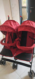 BABYHUG Deuce Twin Stroller/Pram – Red