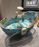 MASTELA 5 in 1 Baby Bassinet Rocker Rocking/ Napper/ Bounce, Chair with Removable Baby Bassinet