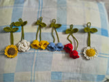 Hand Crocheted Tulip Hair Ties