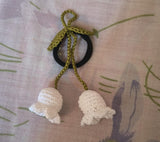 Hand Crocheted Tulip Hair Ties