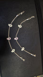 Silver 92.5 Hallmark Silver Jewelry Payal/Anklets for Baby Girl