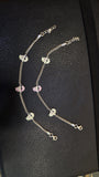 Silver 92.5 Hallmark Silver Jewelry Payal/Anklets for Baby Girl