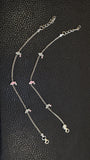 Silver 92.5 Hallmark Silver Jewelry Payal/Anklets for Baby Girl