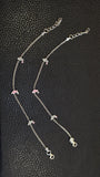 Silver 92.5 Hallmark Silver Jewelry Payal/Anklets for Baby Girl