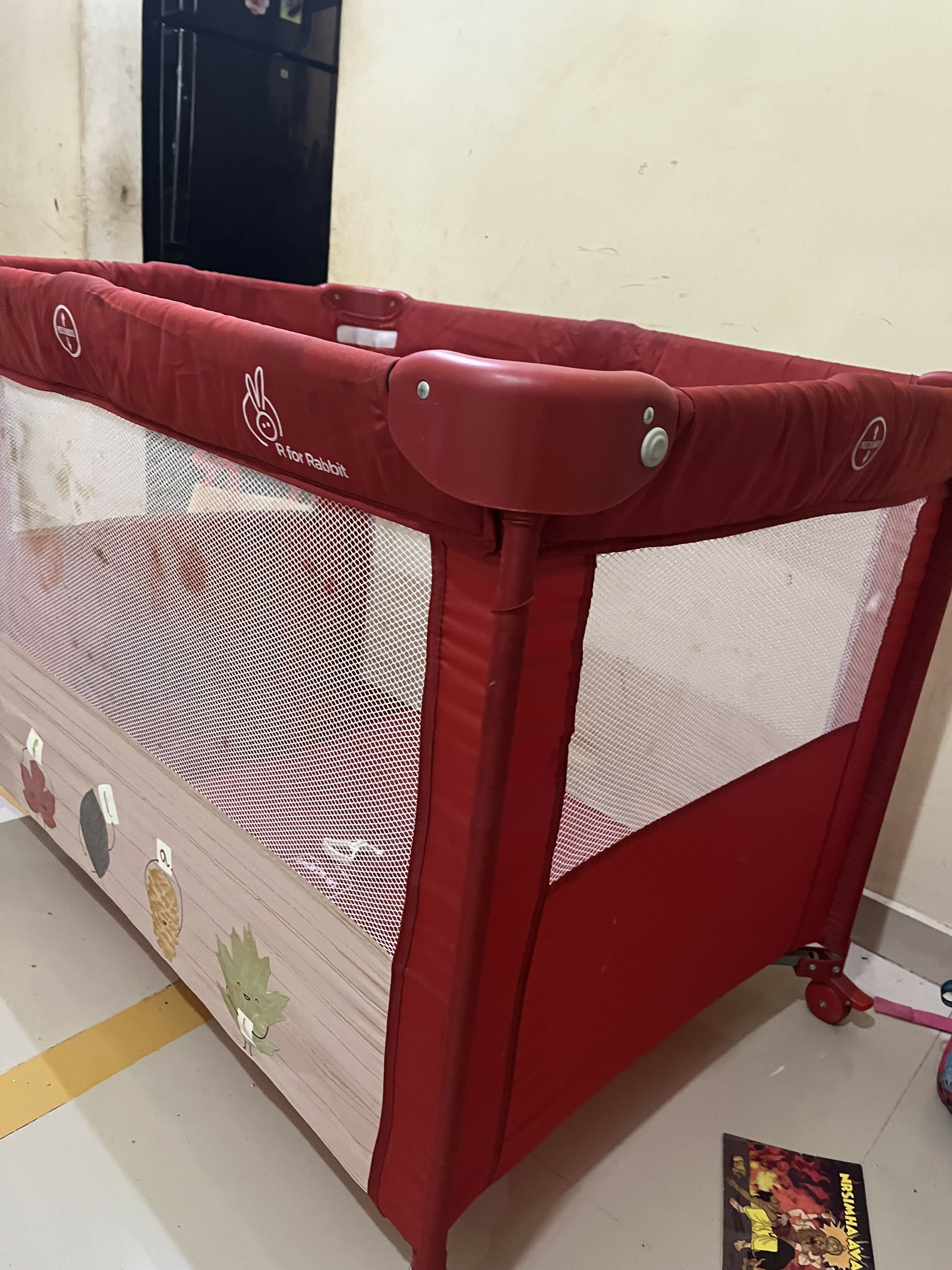 R FOR RABBIT Hide & Seek Baby Cot/Crib/PlayPen