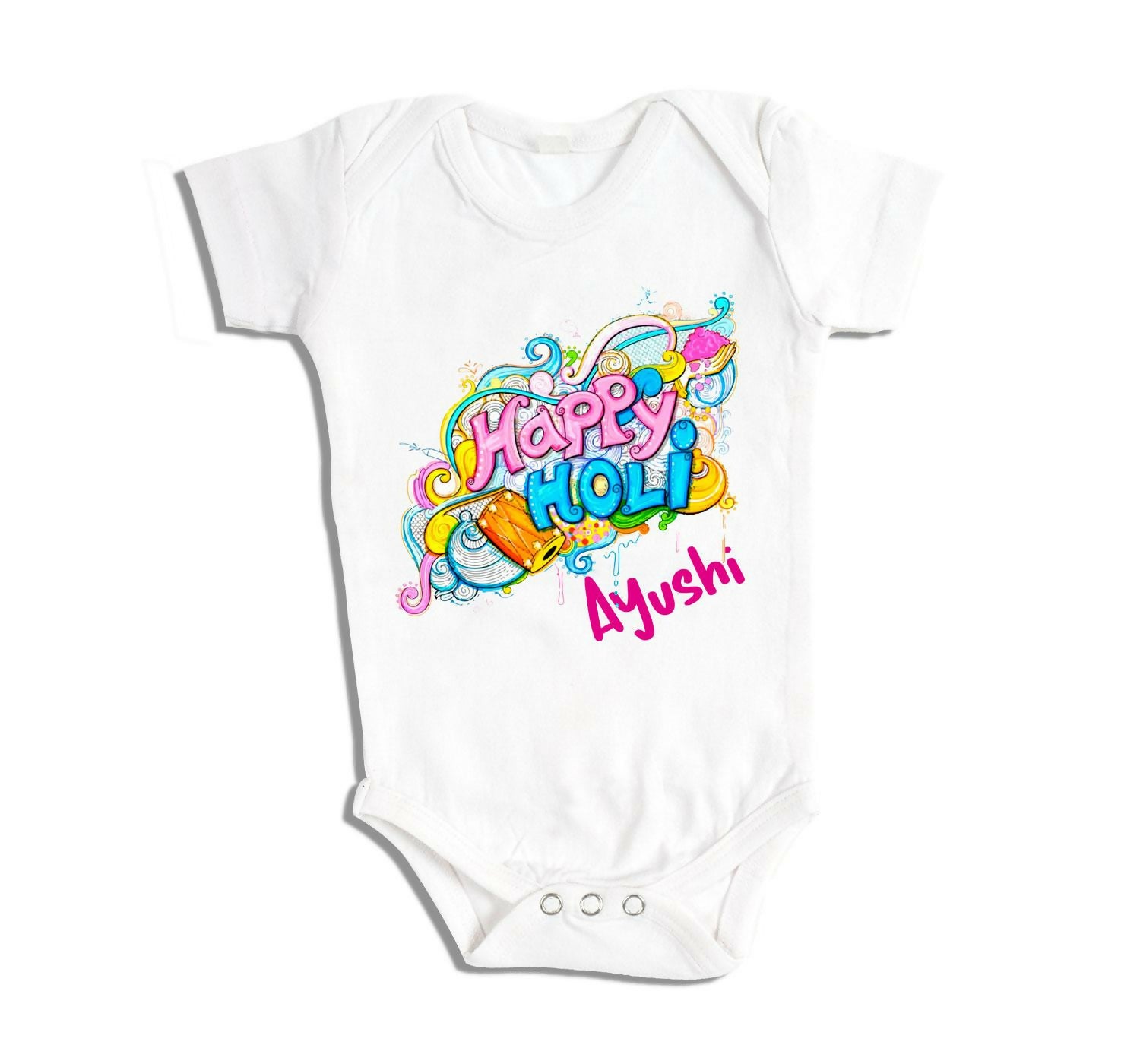 Holi Special Baby Rompers
