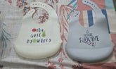 HUDSON BABY Infant Silicone Food Bibs 2 piece, (You Guac My World & Future Foodie)