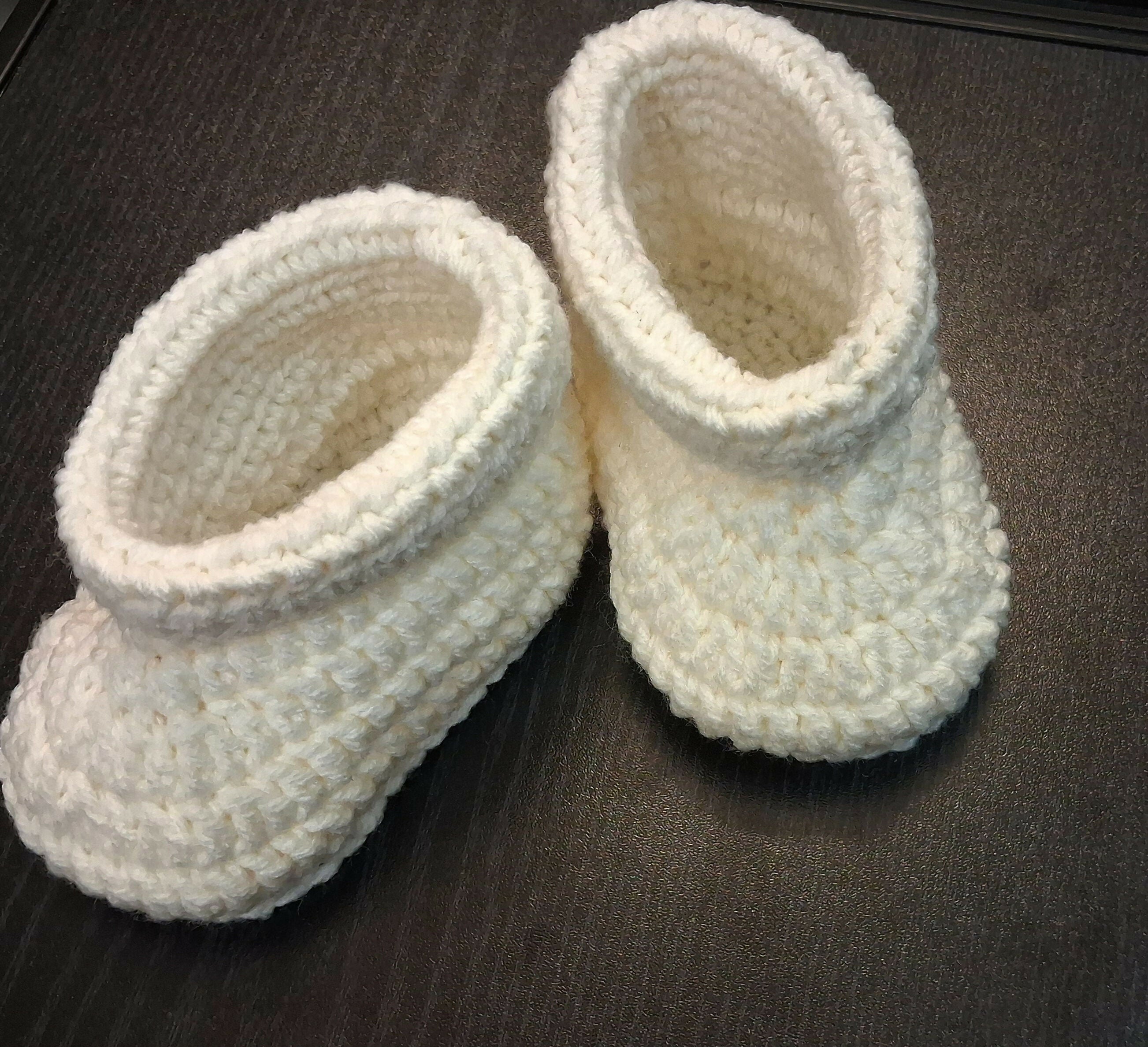 Crochet booties