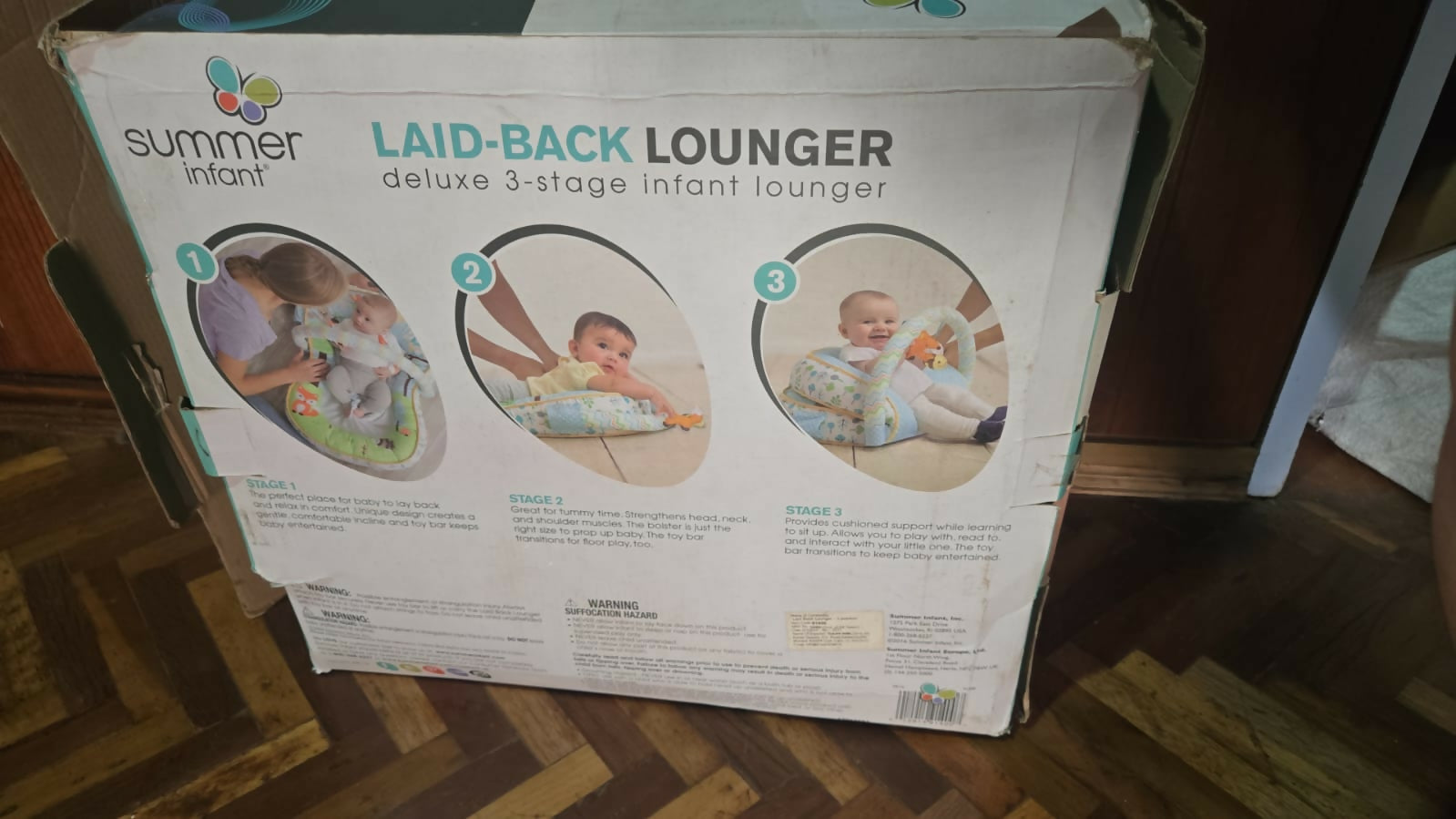 Baby laid back lounger