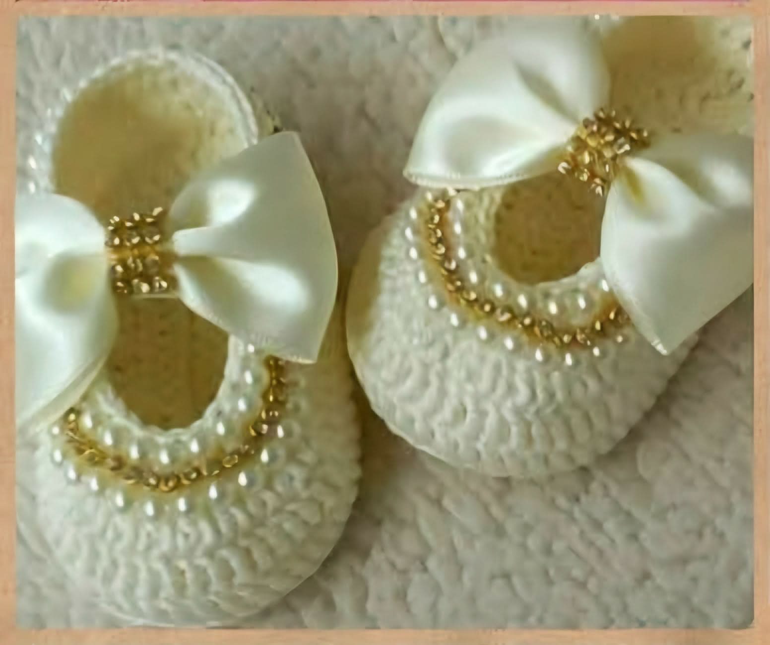 Crochet booties