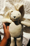 Soft Knitted Bunny Baby Toy | Safe Cotton Plush for Newborns & Toddlers