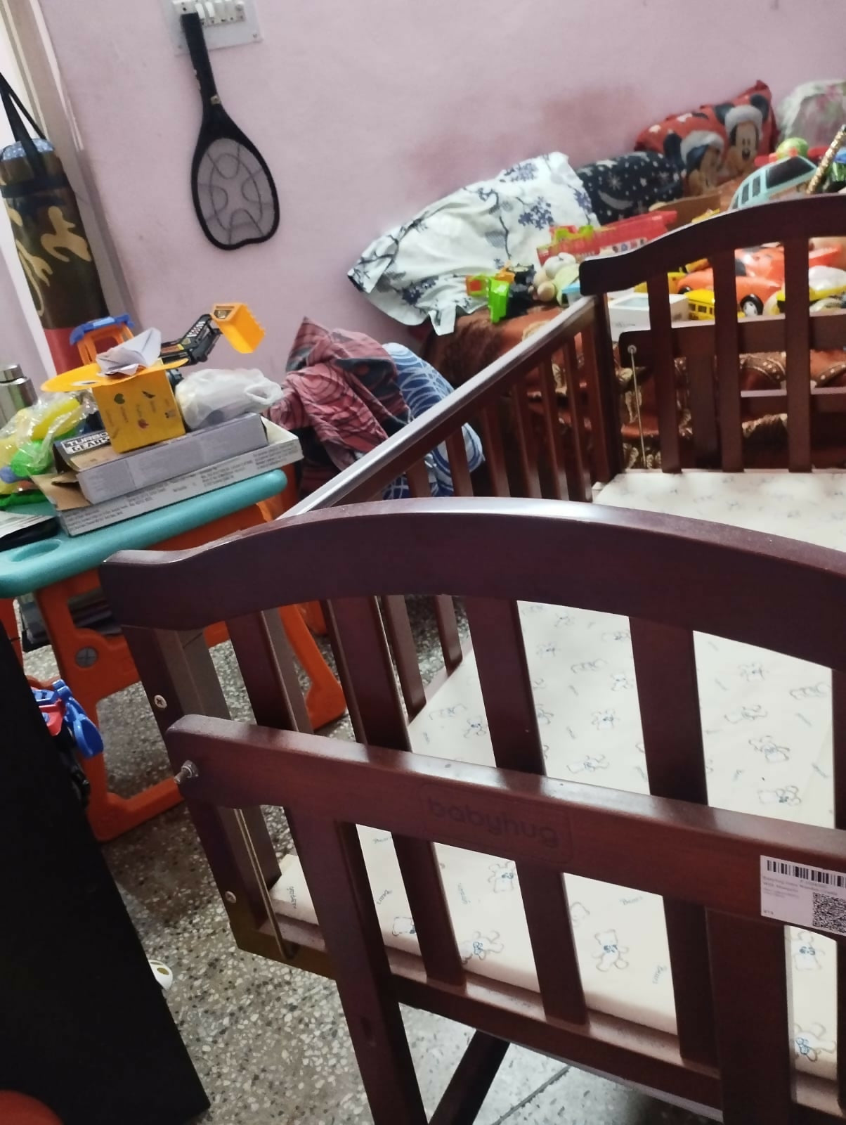 BABYHUG IONIA Wooden Cradle