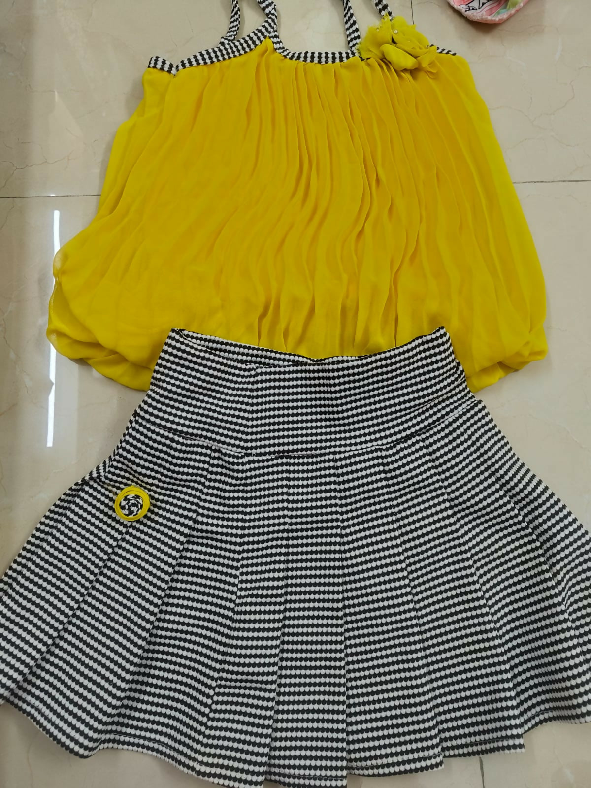 Partywear Top & Bottom Combo Set of 2 for Baby Girl – Cute & Stylish Outfit for Special Occasions
