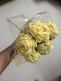 Crochet Rose Flower Bouquet