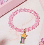 Made of premium quality crystal beads and steel, the bracelets are light in weight, safe to wear, and not easy to fade, break, or wear off.