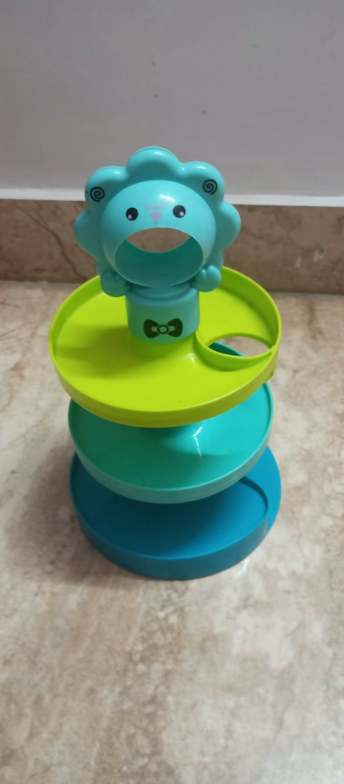 LITTLE’S pack of 6 baby toys – nesting eggs, stacking rings, rattle & more for fun learning.