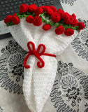 Crochet Rose Blanket/ Crochet Baby Blanket/ Handmade Flower Banket