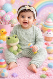 TINY TIGGY Baby Girl Bamboo Doodle Print Pyjama Set