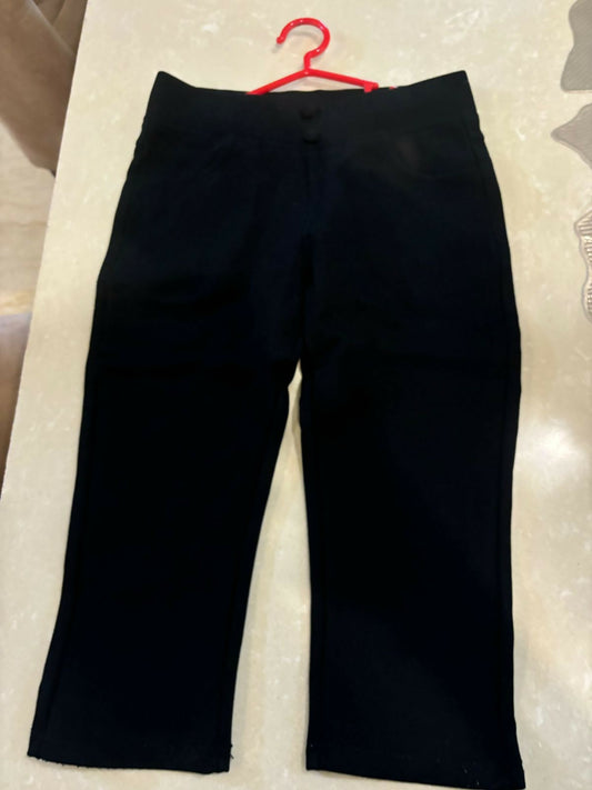 These Black Stretchable Jeggings for girls are a versatile wardrobe essential, offering both style and comfort.