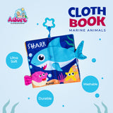 Baby Cloth Book - Marine Animals