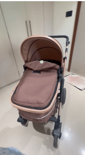 HUNY HUNY 4 in 1 Z Fold stroller pram Travel System With Carry Cot