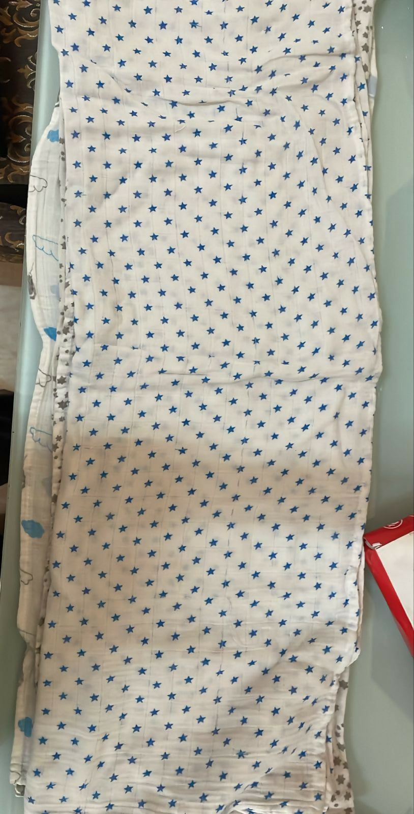 Babyhug Cotton Muslin Multipurpose Swaddle Wraps Unicorn Print Pack of 3