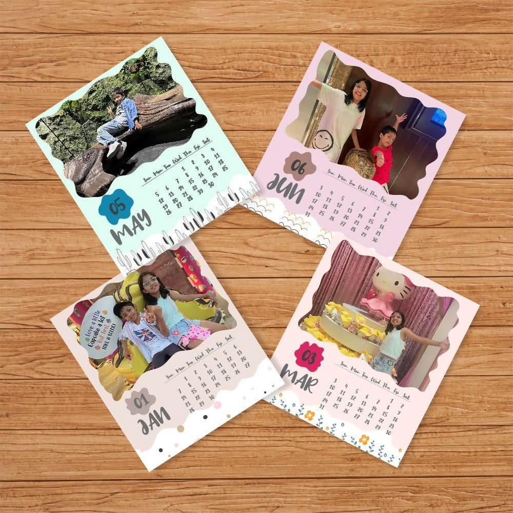 Desk calender - Personalised Kids