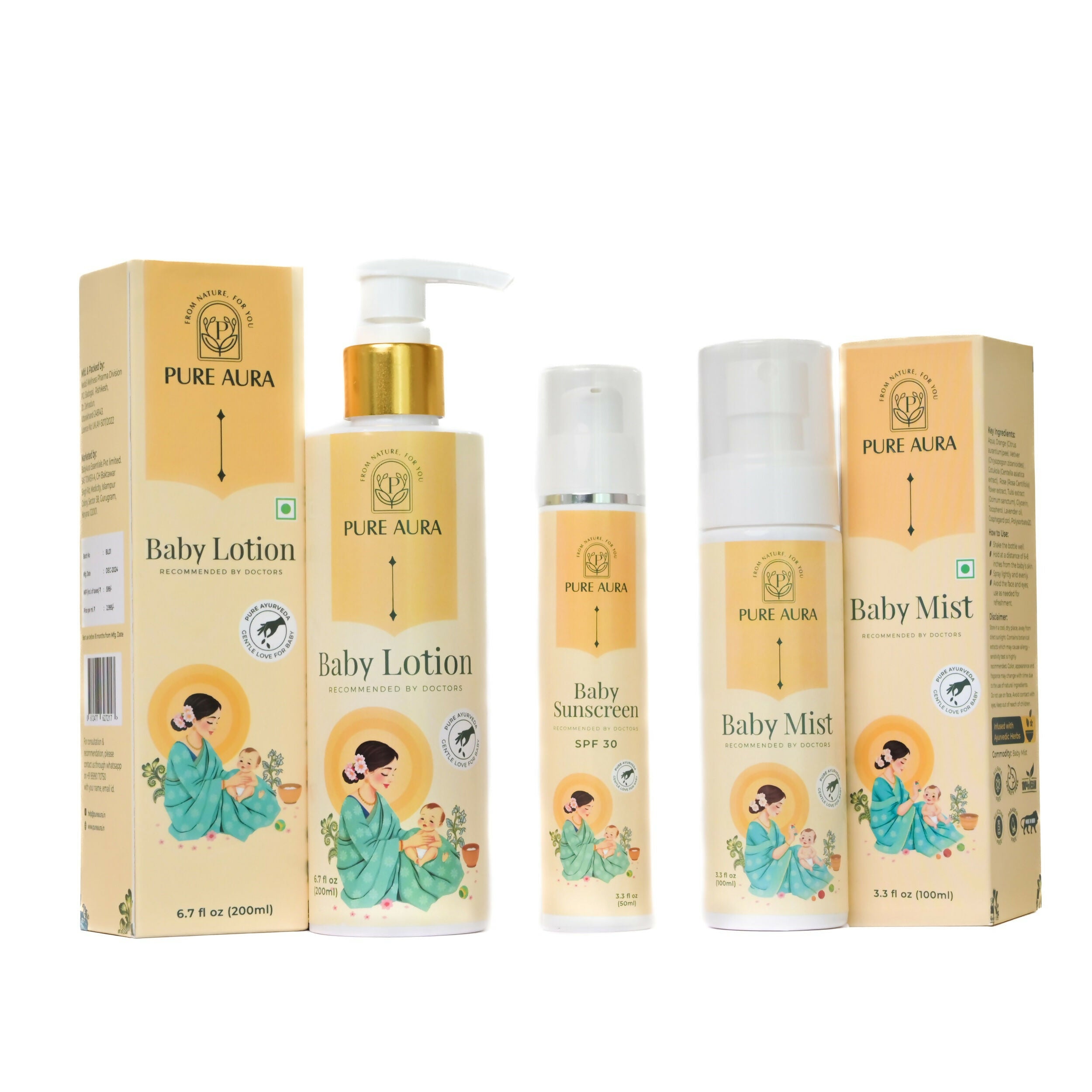 PURE AURA Baby’s Summer Protection Bundle