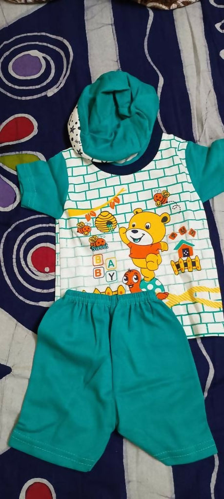 Shirt Pant Set with Cap – Adorable, Comfortable & Stylish Outfit for Babies