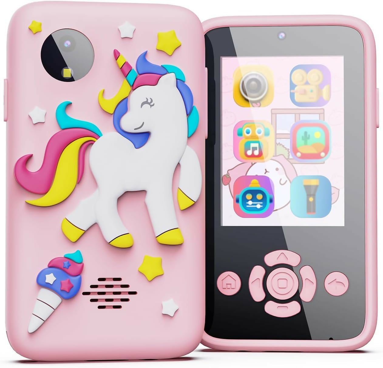 COTS & CUDDLES Kids Smart Phone for Girls and Boys, (Pink)