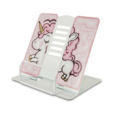 The book holder with different notches on the movable backrest can be adjusted in height and angle as needed. Promote proper posture to improve spine health.
