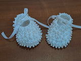 Crochet baby booties