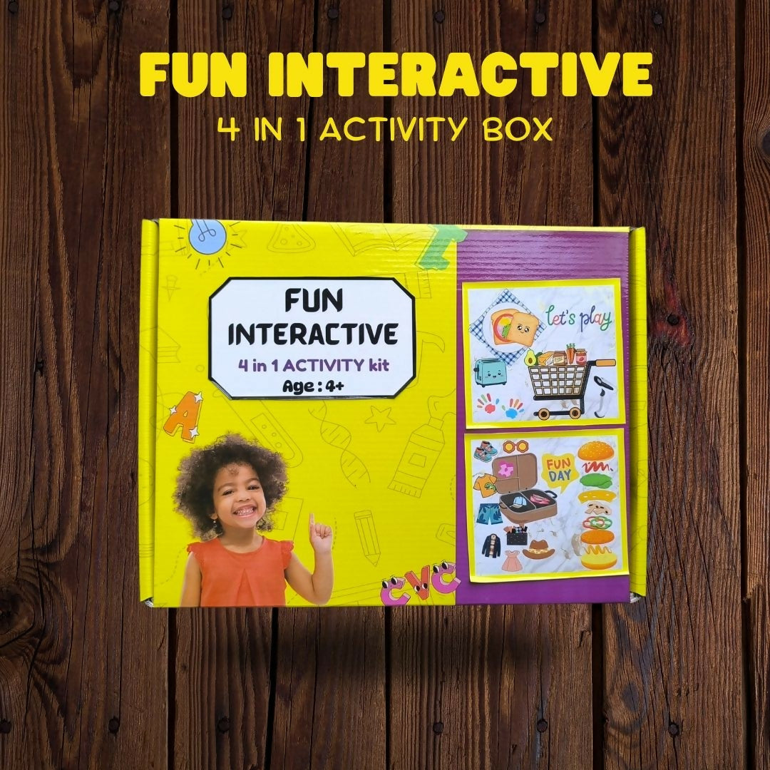 Fun Interactive 4-in-one Activity box